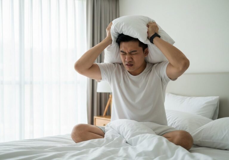 เครียดงานจนนอนไม่หลับ